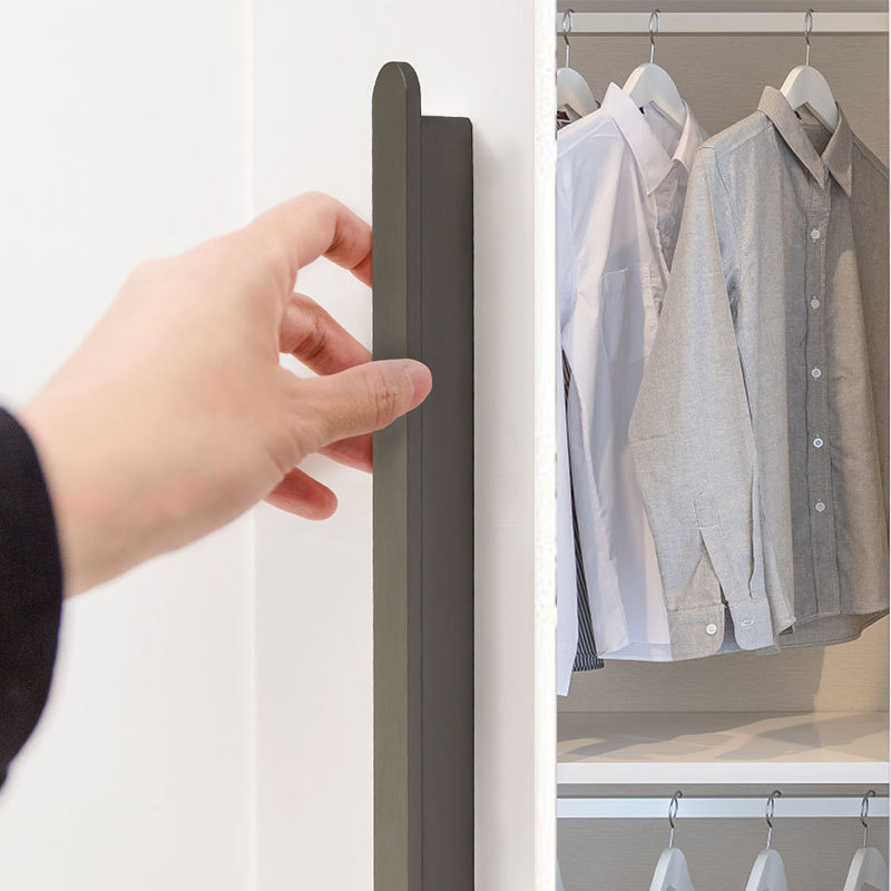 Paidu Manufacturer Nordic Furniture Cabinet Door Hardware Handles Modern Minimalist Wardrobe Cabinet Door Extended Handles