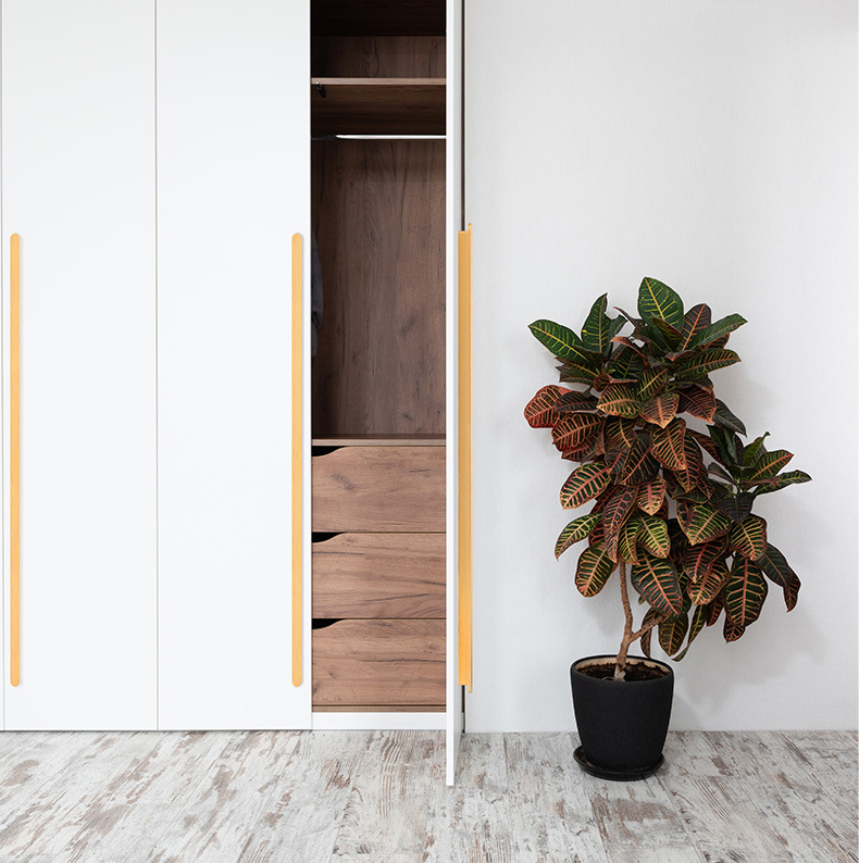 Paidu Manufacturer Nordic Furniture Cabinet Door Hardware Handles Modern Minimalist Wardrobe Cabinet Door Extended Handles