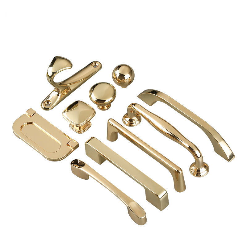 Paidu Manufacturer Gold handles Nordic Wardrobe Drawer Cabinet Modern Minimalist Solid Handles Furniture Handles
