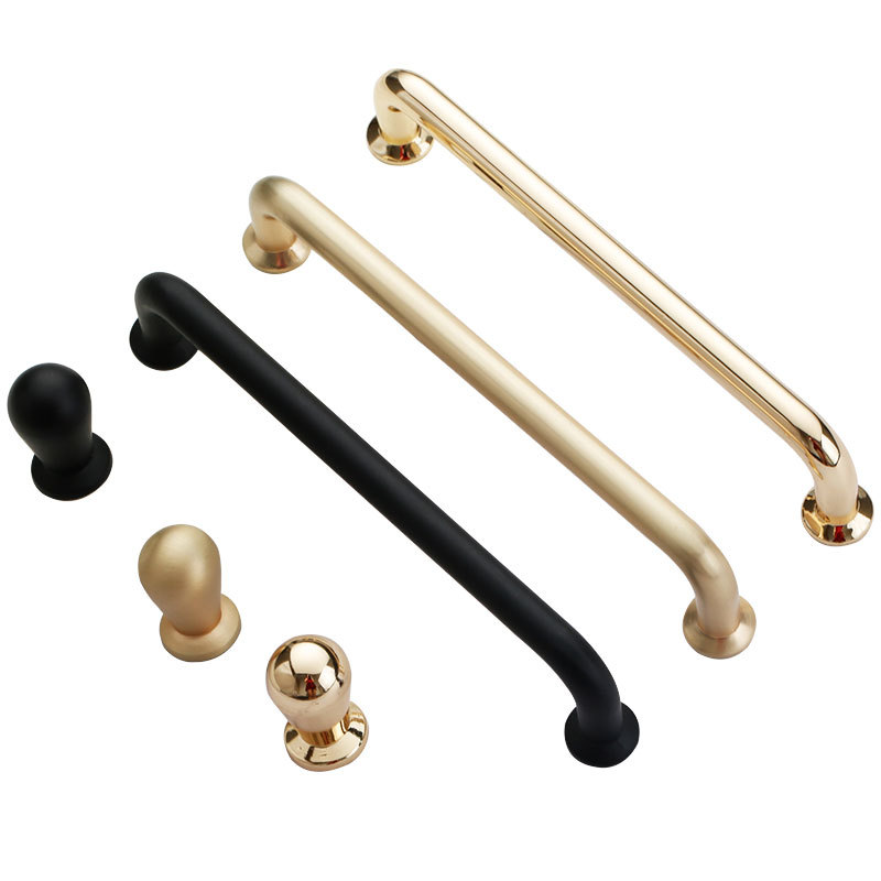 Manufacturer Direct Sales of Minimalist Wardrobe Cabinet Door Drawer Handles American-style Vintage Shoe Cabinet Door Handles