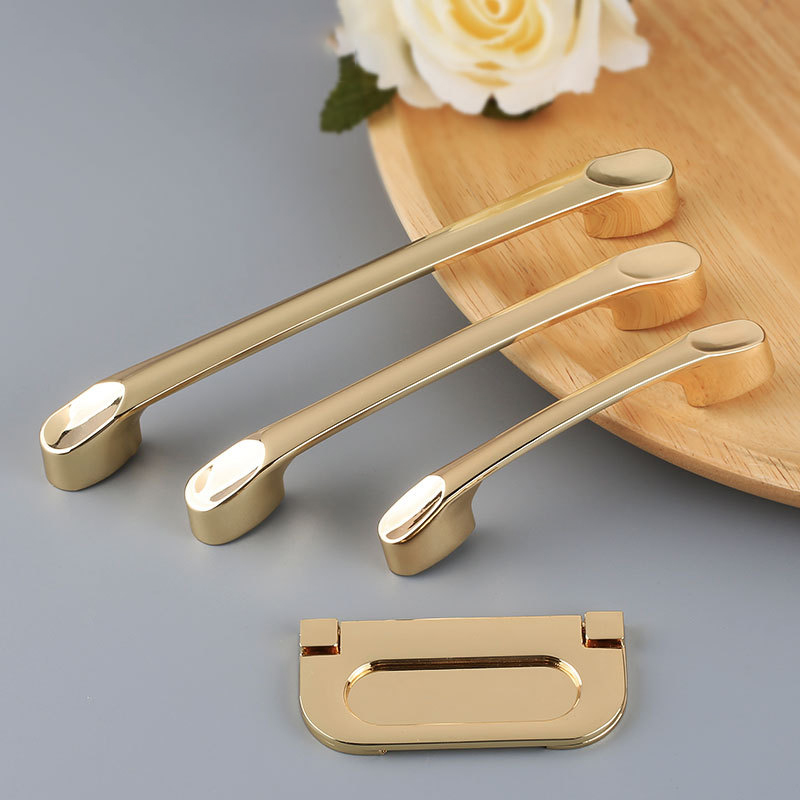 Paidu Manufacturer Gold handles Nordic Wardrobe Drawer Cabinet Modern Minimalist Solid Handles Furniture Handles