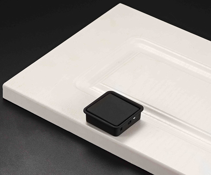 Paidu Manufacturers Invisible Flip Embedded Hidden Hand Drawer Move Door Buckle Simple Tatami Embedded Zinc Alloy Cabinet Door Handle