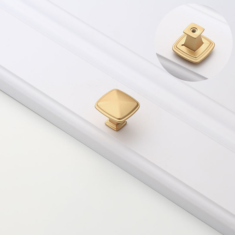 Paidu Manufacturer Golden Cabinet Drawer Handles Nordic Shoe Cabinet Handles Modern Minimalist Wardrobe Door Single-hole Pulls.
