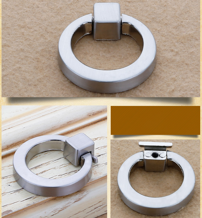 Paidu Manufacturer American-style Ring Pull Handles Modern Minimalist Wardrobe Drawer Round Ring Pull Handles