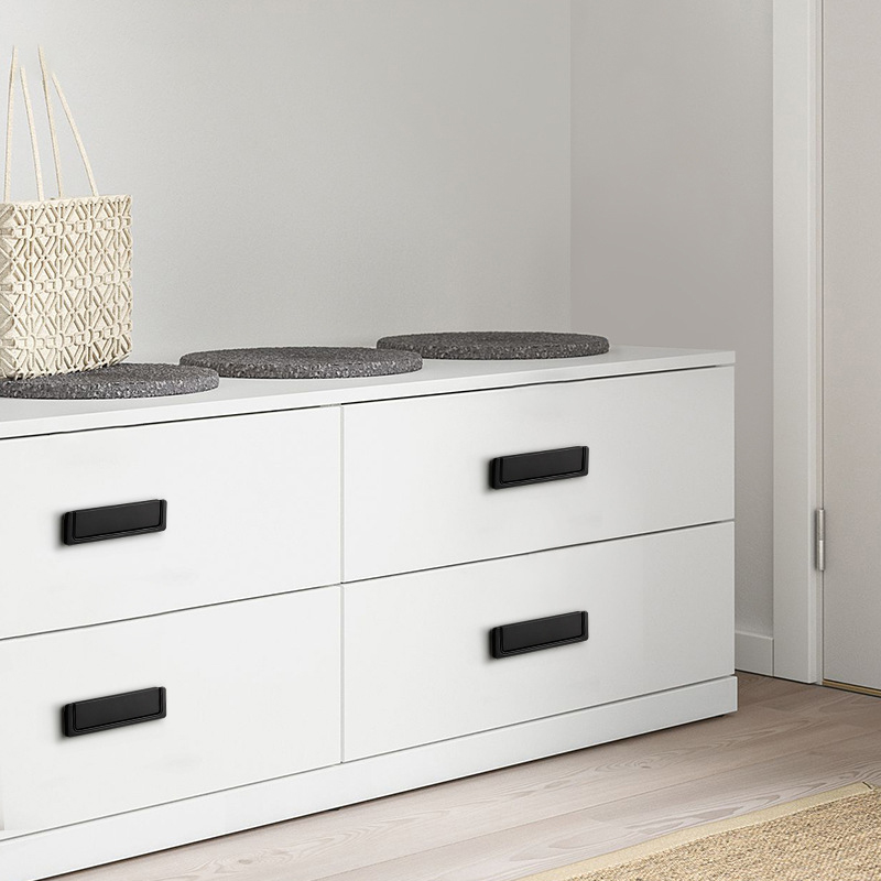 Paidu Aluminium Alloy Door Drawer Bedside Cabinet Handles Minimalist Sliding Concealed Latch Flat Concealed Exposed Handles Manufacturer