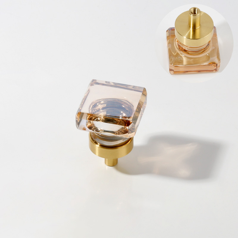 Manufacturer Brass Crystal Dove Egg Handles Light Luxury Drawer Cabinet Door Handles Furniture Wardrobe Door Handles