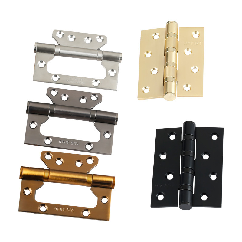 Paidu Manufacturers Stainless Steel Flat Open Bedroom Door Leaflet Simple Son Mother Wooden Door Indoor Door Bearing Hinge