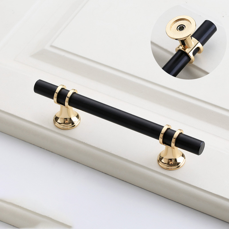 Paidu Manufacturer Minimalist Cabinet Wardrobe Door Handles Nordic Black Bathroom Cabinet Drawer Shoe Cabinet Handles