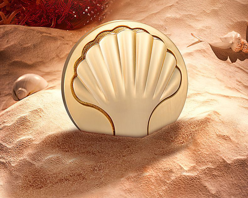 Paidu Manufacturers New Shell-Shaped Wardrobe Drawer Handle Light Luxury Furniture Cabinet Round Handle Shoe Cabinet Drawer Invisible Small Handle