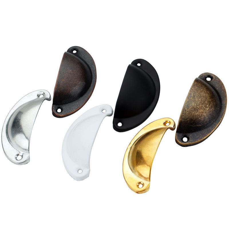 Paidu Manufacturer Classical Chinese Drawer Shell Handles Modern Minimalist Stainless Steel Medical Cabinet Exposed Hole Handles