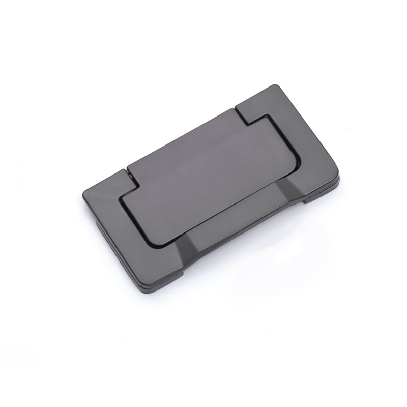 Manufacturers Zinc Alloy Bedside Table Dark Buckle Drawer Flat Pull Tatami Invisible Simple Hole 64 Square Handle