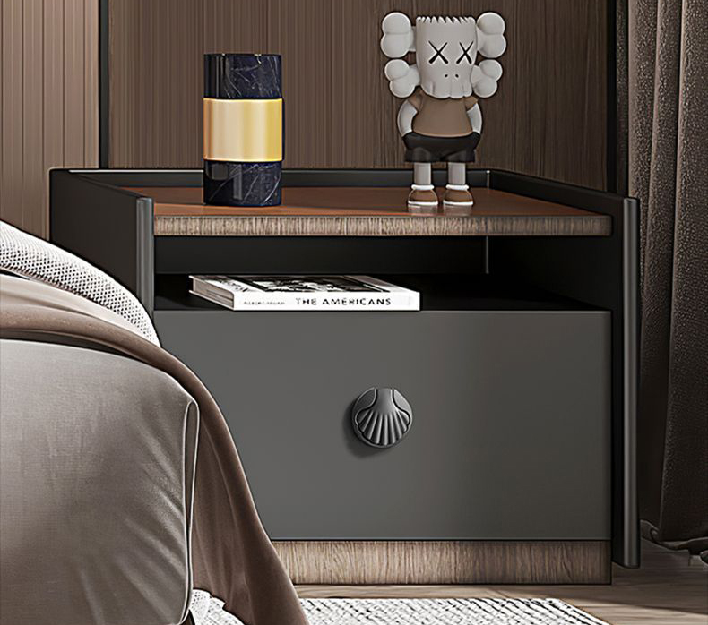 Paidu Manufacturers New Shell-Shaped Wardrobe Drawer Handle Light Luxury Furniture Cabinet Round Handle Shoe Cabinet Drawer Invisible Small Handle