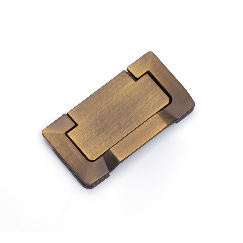 Manufacturers Zinc Alloy Bedside Table Dark Buckle Drawer Flat Pull Tatami Invisible Simple Hole 64 Square Handle