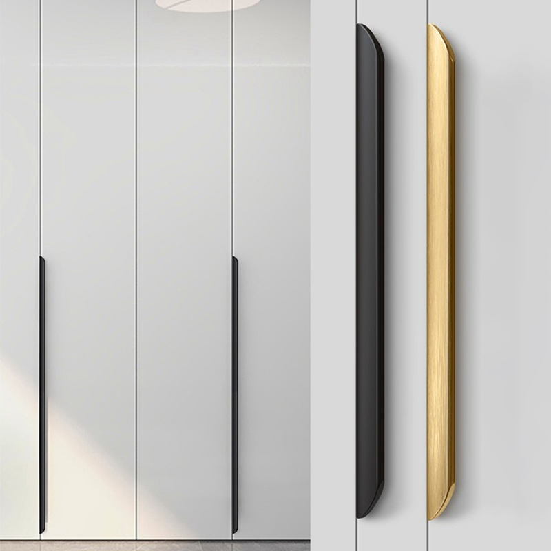 Custom Size and Color Invisible Cabinet Door Handles and Drawer Pulls for Export Without Drilling